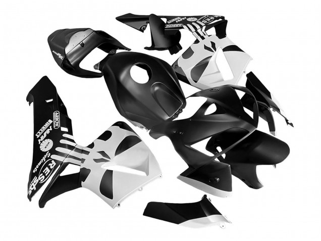 Kit Carena Moto ABS Honda CBR600RR 2005-2006 - Nero Bianco