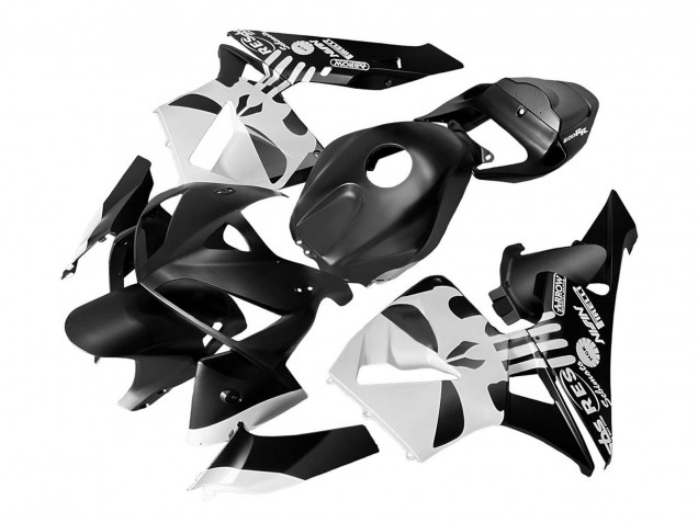 Kit Carena Moto ABS Honda CBR600RR 2005-2006 - Nero Bianco