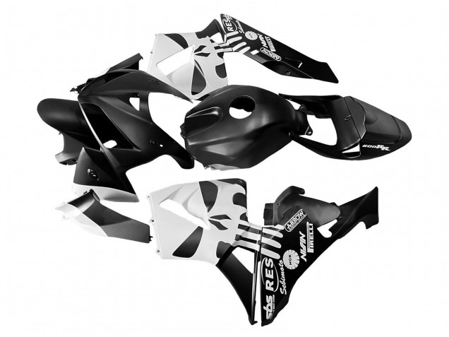 Kit Carena Moto ABS Honda CBR600RR 2005-2006 - Nero Bianco