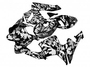 Carena Moto Honda CBR600RR 2005-2006 - Nero Bianco Grigio Camouflage Fabbrica