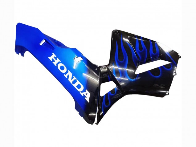 Carena Moto Honda CBR600RR 2005-2006 - Nero Lucido Blu Fiamma