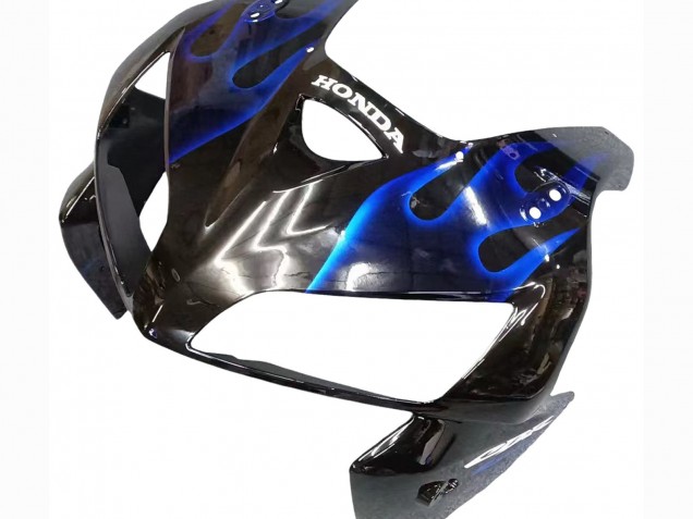 Carena Moto Honda CBR600RR 2005-2006 - Nero Lucido Blu Fiamma