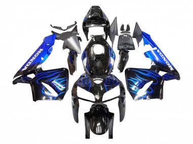 Carena Moto Honda CBR600RR 2005-2006 - Nero Lucido Blu Fiamma Fabbrica