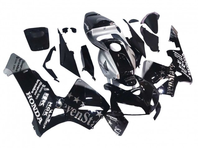 Carena Moto Honda CBR600RR 2005-2006 - Nero Argento SevenStars