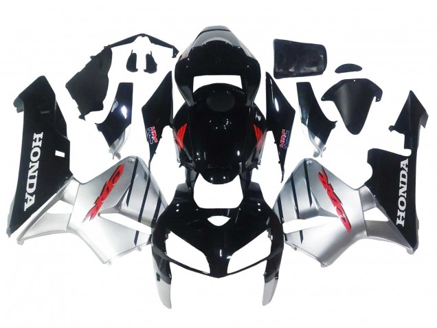 Carena Moto Honda CBR600RR 2005-2006 - Argento Nero
