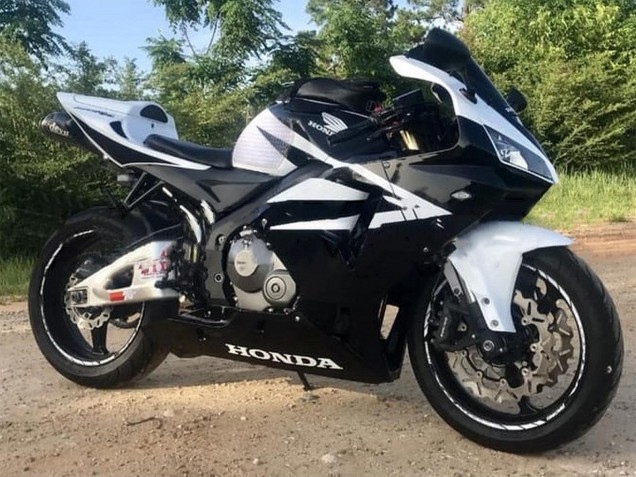 Carena Moto Honda CBR600RR 2005-2006 - Nero Bianco