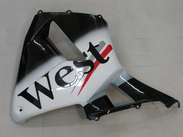 Carena Moto Honda CBR600RR 2005-2006 - Nero Lucido Bianco West