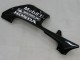 Carena Moto Honda CBR600RR 2005-2006 - Nero Lucido Bianco West