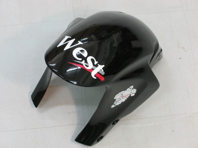 Carena Moto Honda CBR600RR 2005-2006 - Nero Lucido Bianco West