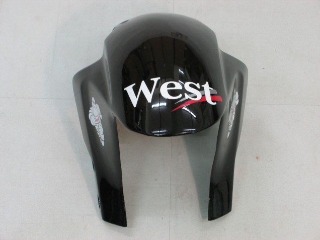Carena Moto Honda CBR600RR 2005-2006 - Nero Lucido Bianco West