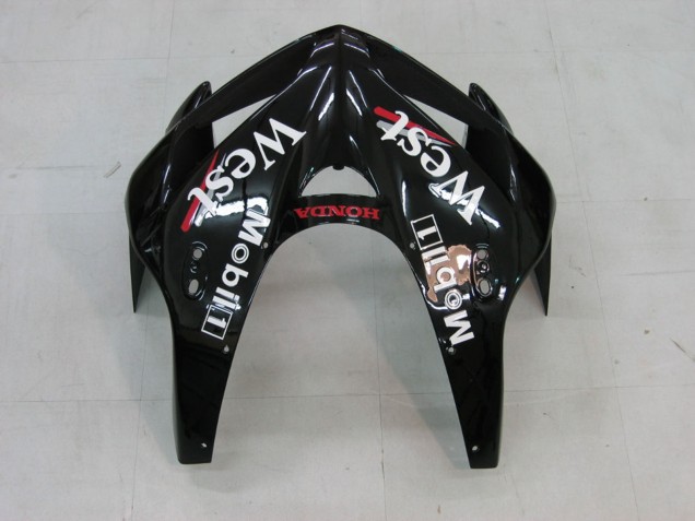 Carena Moto Honda CBR600RR 2005-2006 - Nero Lucido Bianco West
