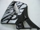 Carena Moto Honda CBR600RR 2005-2006 - Nero Lucido Grigio Fiamma