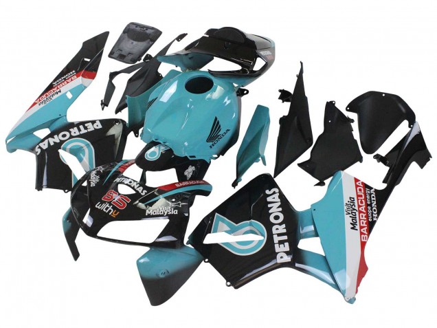 Carena Moto Honda CBR600RR 2005-2006 - Azzurro Chiaro Nero 35