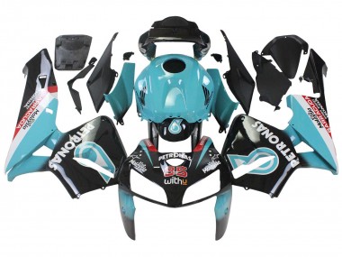 Carena Moto Honda CBR600RR 2005-2006 - Azzurro Chiaro Nero 35 Fabbrica
