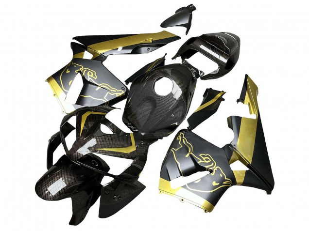 Carena Moto Honda CBR600RR 2005-2006 - Nero Oro Fibra di Carbonio