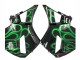Carena Moto Honda CBR600RR 2005-2006 - Nero Lucido Verde Fiamma