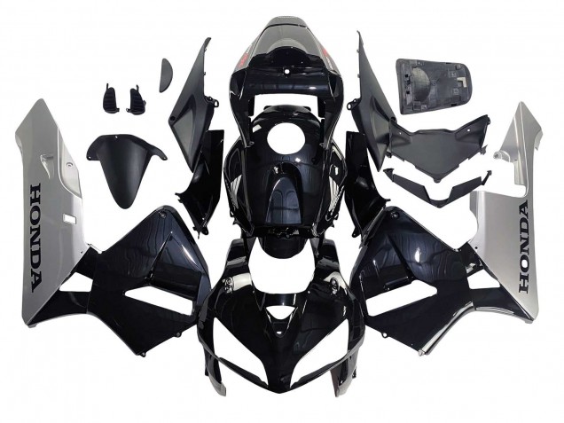 Carena Moto Honda CBR600RR 2005-2006 - Nero Argento