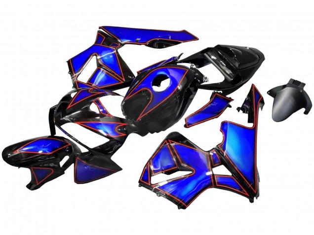 Carena Moto Honda CBR600RR 2005-2006 - Blu Nero Rosso Linea