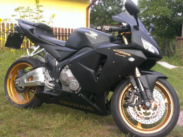 Carena Moto Honda CBR600RR 2005-2006 - Nero Opaco