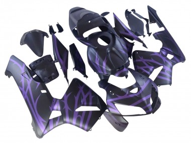 Carena Moto Honda CBR600RR 2005-2006 - Nero Opaco Viola Fabbrica