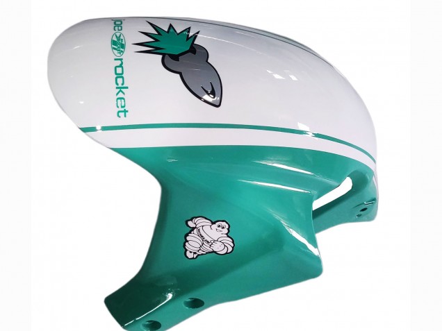 Carena Moto Honda CBR600RR 2005-2006 - Verde Chiaro Bianco Nero Lucido Joe Rocket