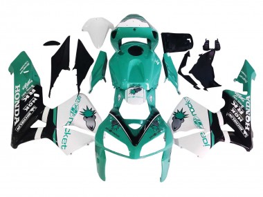 Carena Moto Honda CBR600RR 2005-2006 - Verde Chiaro Bianco Nero Lucido Joe Rocket Fabbrica