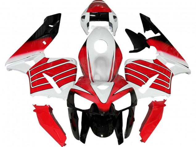 Carena Moto Honda CBR600RR 2005-2006 - Rosso Bianco Nero