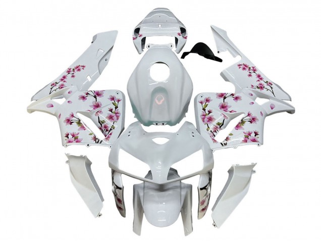 Carena Moto Honda CBR600RR 2005-2006 - Bianco Fiore di Ciliegio