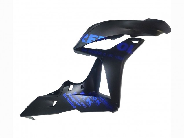 Carena Moto Honda CBR600RR 2007-2008 - Nero Opaco Blu Repsol