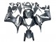 Carena Moto Honda CBR600RR 2007-2008 - Nero Opaco Bianco Repsol