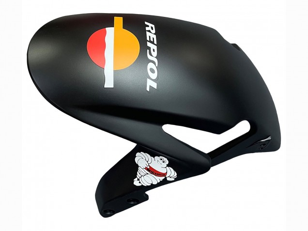 Carena Moto Honda CBR600RR 2007-2008 - Nero Opaco Arancia Rosso Rossi Repsol 46