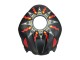 Carena Moto Honda CBR600RR 2007-2008 - Nero Opaco Arancia Rosso Rossi Repsol 46