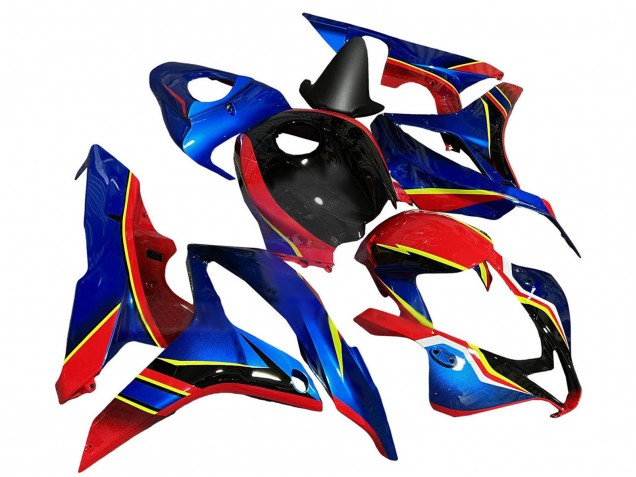 Carena Moto Honda CBR600RR 2007-2008 - Blu Rosso Giallo Nero Lucido