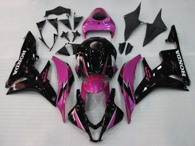 Carena Moto Honda CBR600RR 2007-2008 - Rosa Nero Lucido Corsa Fabbrica