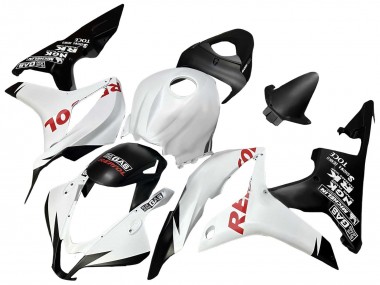 Carena Moto Honda CBR600RR 2007-2008 - Bianco Nero Opaco Rosso Repsol Fabbrica
