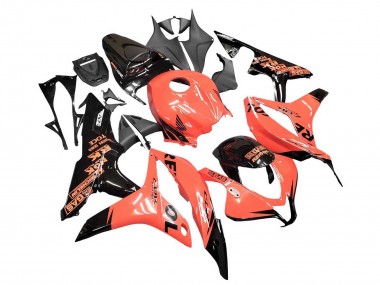 Carena Moto Honda CBR600RR 2007-2008 - Arancia Nero Lucido Repsol Fabbrica