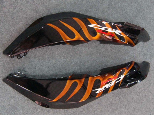 Carena Moto Honda CBR600RR 2007-2008 - Nero Lucido Arancia Fiamma