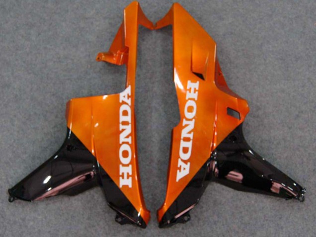 Carena Moto Honda CBR600RR 2007-2008 - Nero Lucido Arancia Fiamma