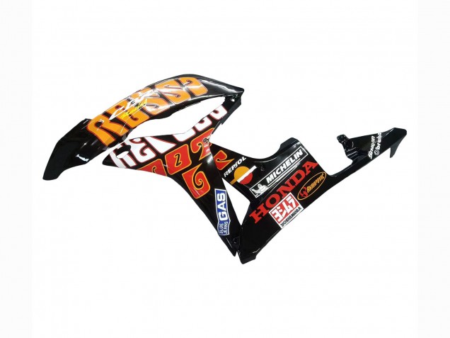 Carena Moto Honda CBR600RR 2007-2008 - Giallo Arancia Nero Lucido Rossi Repsol