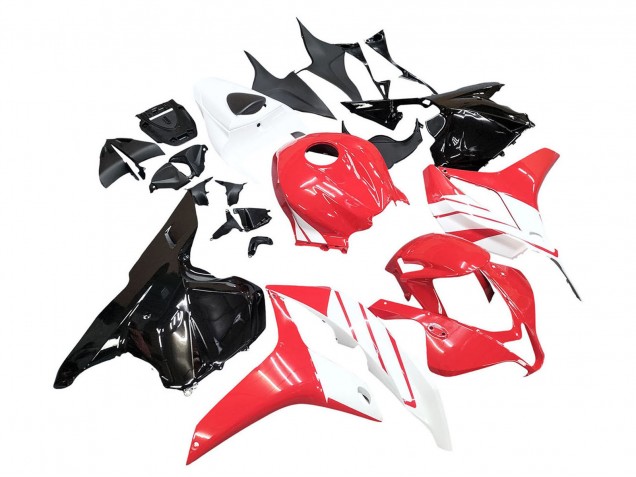 Kit Carena Moto Honda CBR600RR 2009-2012 - Bianco Rosso Nero Lucido