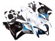 Kit Carena Moto Completo Honda CBR600RR 2009-2012 - Bianco Blu Nero Lucido