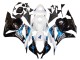 Kit Carena Moto Completo Honda CBR600RR 2009-2012 - Bianco Blu Nero Lucido