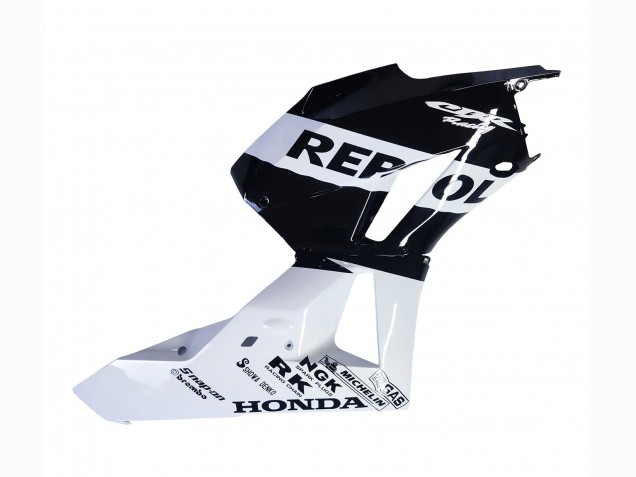 Carene Moto Honda CBR600RR 2013-2026 - Bianco Nero Lucido Repsol