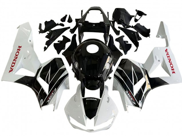 Kit Carena Moto Honda CBR600RR 2013-2026 - Bianco Nero Lucido