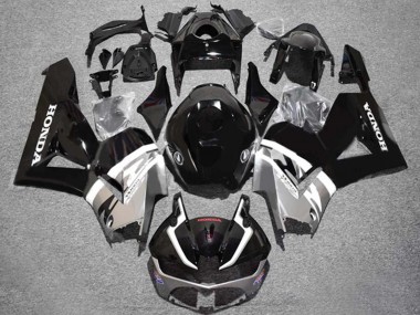 Carene Moto Honda CBR600RR 2013-2026 - Argento Nero Lucido Fabbrica