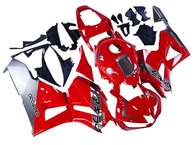 Carene Moto Honda CBR600RR 2013-2026 - Argento Rosso