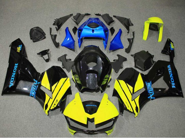 Carene Moto Honda CBR600RR 2013-2026 - Blu Giallo Nero Lucido