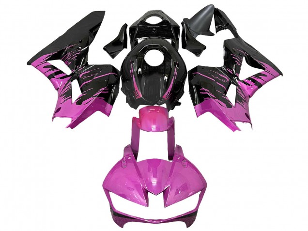 Carene Moto Honda CBR600RR 2013-2026 - Rosa Nero Lucido