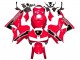 Carene Moto Honda CBR600RR 2013-2026 - Rosso Bianco Nero