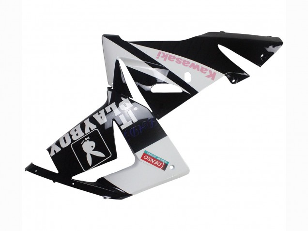Carena Moto Kawasaki ZX10R 2004-2005 - Nero Rosa Bianco Playboy Motul